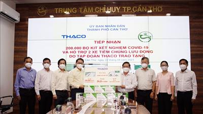 THACO tài trợ phòng, chống dịch Covid-19 ở các tỉnh miền Nam
