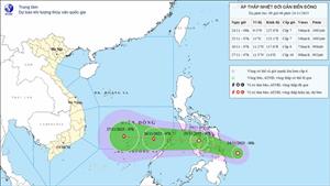 Xuất hiện áp thấp nhiệt đới gần Biển Đông