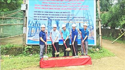EVNNPC triển khai thi công dự án đường dây và trạm biến áp 110kV Thạch Thành