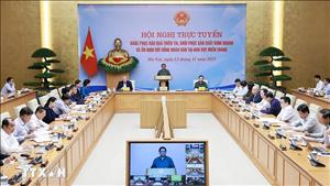 Thủ tướng chủ trì hội nghị về khắc phục hậu quả thiên tai tại khu vực miền Trung