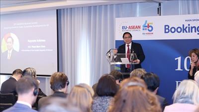 5 thông điệp của Thủ tướng tại Hội nghị Thượng đỉnh Kinh doanh ASEAN - EU