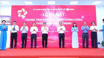 Ra mắt Trung tâm Phục vụ hành chính công TPHCM