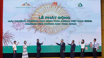 Xây dựng trường học sinh thái, không rác thải nhựa