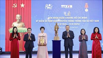Tổng Bí thư: TTXVN tiếp tục khẳng định vai trò là cơ quan thông tin chiến lược, tin cậy của Đảng và Nhà nước