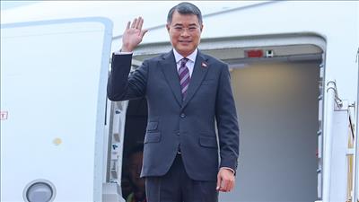 Thủ tướng Lê Minh Hưng lên đường dự Hội nghị Cấp cao kỷ niệm 35 năm quan hệ ASEAN - Nga