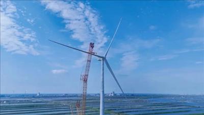 Trung Quốc lắp đặt turbine gió ngoài khơi 26 MW
