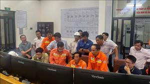 Đóng điện máy biến áp AT2-250MVA dự án nâng công suất trạm biến áp 220kV Tuy Hòa