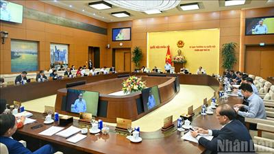 Khai mạc phiên họp thứ 55 của Ủy ban Thường vụ Quốc hội