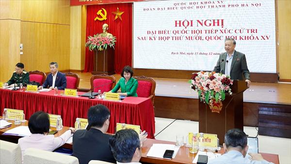 Tổng Bí thư Tô Lâm: Hà Nội tập trung vào 5 ưu tiên trong những định hướng lớn