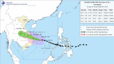 Tập trung triển khai công tác phòng, tránh, ứng phó bão số 13
