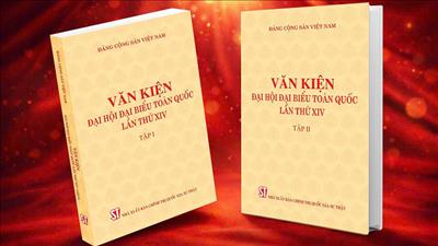 Ra mắt bộ sách Văn kiện Đại hội XIV: Tạo bước đột phá tư duy và hành động trong giai đoạn phát triển mới