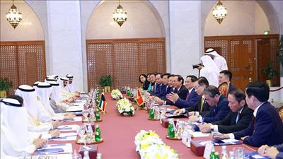 Nâng cấp quan hệ giữa Việt Nam và Kuwait lên Đối tác chiến lược