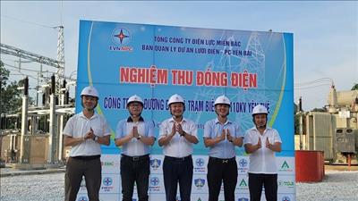 Đóng điện dự án đường dây và TBA 110kV Yên Thế tại Yên Bái