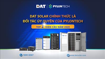 DAT SOLAR chính thức là đối tác ủy quyền của PylonTech – Top 2 toàn cầu năm 2020