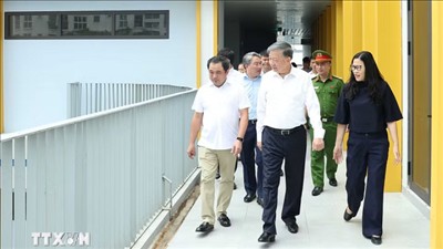 Tổng Bí thư, Chủ tịch nước kiểm tra thực địa một số dự án trọng điểm ở Hà Nội