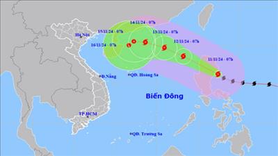 Xuất hiện cơn bão mới đang tiến vào Biển Đông