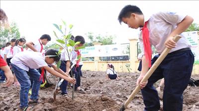 Tuyên truyền về bảo vệ môi trường, ứng phó với biến đổi khí hậu trong trường học