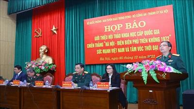 Tổ chức hội thảo cấp quốc gia về Chiến thắng Hà Nội - Điện Biên Phủ trên không