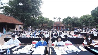 Tổ chức cuộc thi viết danh ngôn Hồ Chí Minh trên thư pháp Hàn Quốc