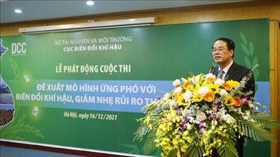 Phát động cuộc thi tìm kiếm đề xuất mô hình ứng phó với biến đổi khí hậu