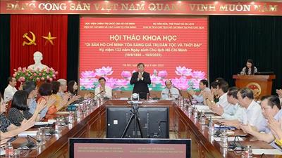 Phát huy những giá trị bền vững của di sản Hồ Chí Minh