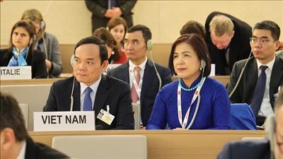Việt Nam đóng góp tích cực trong khóa họp của Liên Hợp Quốc về quyền con người 