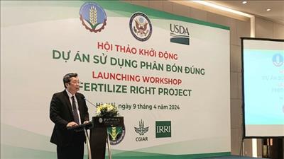 Hoa Kỳ hỗ trợ 4,4 triệu USD cho dự án Sử dụng phân bón đúng tại Việt Nam