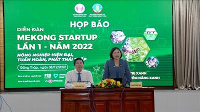 Tổ chức diễn đàn Mekong Startup lần thứ nhất