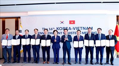 Hàn Quốc và Việt Nam ký kết hợp tác trong lĩnh vực môi trường