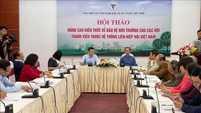 Nâng cao kiến thức về môi trường trong Liên hiệp Hội Việt Nam