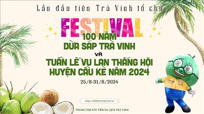 Sắp diễn ra Festival 100 năm dừa sáp Trà Vinh