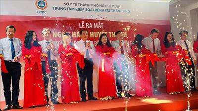 Thành phố Hồ Chí Minh có ngân hàng huyết thanh đầu tiên