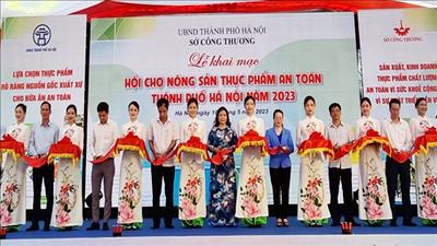 Giới thiệu, giao thương nông sản thực phẩm an toàn Hà Nội năm 2023