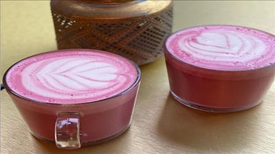 Pink Latte – thức uống dễ làm cho hệ miễn dịch khỏe mạnh