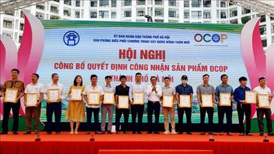 Hà Nội hiện có hơn 1.600 sản phẩm thuộc Chương trình OCOP
