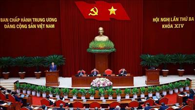 Khai mạc trọng thể Hội nghị lần thứ ba Ban Chấp hành Trung ương Đảng khóa XIV