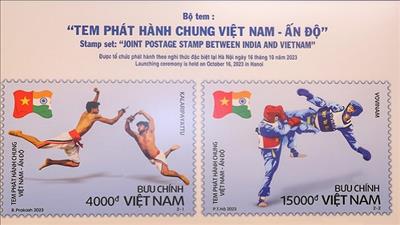 Phát hành bộ tem giới thiệu nét đẹp văn hóa truyền thống Việt Nam - Ấn Độ