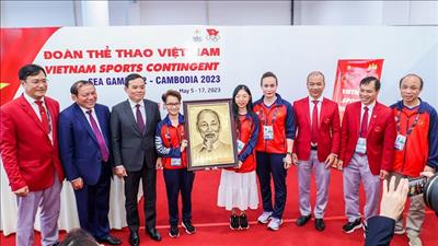 Khích lệ tinh thần đoàn Thể thao Việt Nam tham dự SEA Games 32