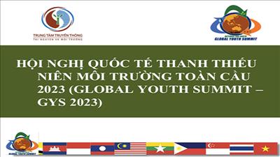 Hội nghị quốc tế Thanh thiếu niên môi trường 2023 sẽ được tổ chức tại Bình Định