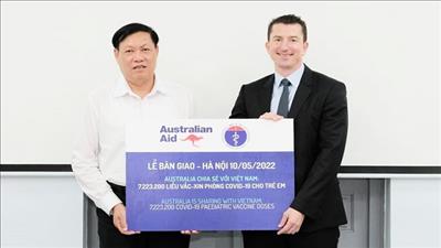 Australia bàn giao hơn 7 triệu liều vaccine Moderna cho Việt Nam