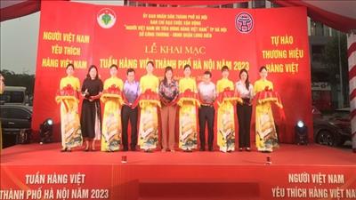 Khai mạc Tuần hàng Việt thành phố Hà Nội năm 2023