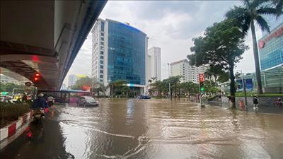 Hà Nội triển khai phương án tiêu thoát nước trong mùa mưa