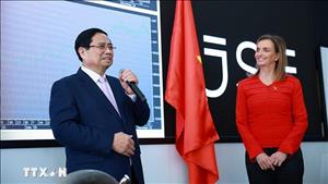 Thủ tướng Phạm Minh Chính thăm Thị trường chứng khoán Johannesburg của Nam Phi