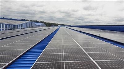 Thúc đẩy phát triển điện mặt trời mái nhà tại các khu công nghiệp chế xuất