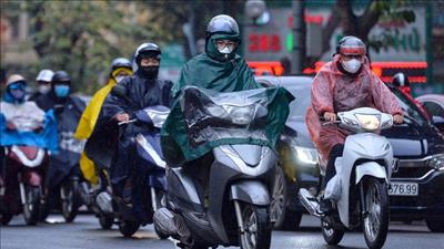 Không khí lạnh gây mưa, rét ở Bắc Bộ; Trung Bộ và Nam Bộ có mưa rào