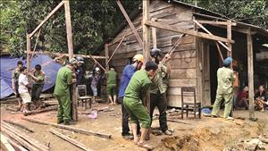 Khẩn trương xây, sửa nhà ở cho các hộ dân bị thiệt hại do thiên tai