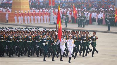 Quân đội Nhân dân vững bước dưới cờ Đảng quang vinh