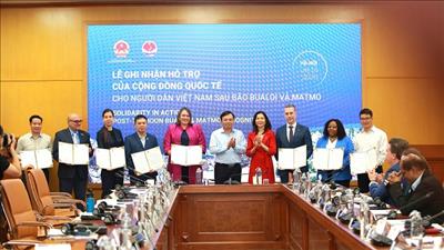 Kết nối, huy động kịp thời nguồn lực quốc tế hỗ trợ người dân vùng thiên tai