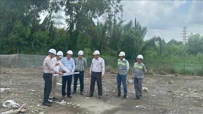 Đôn đốc tiến độ thi công dự án đường dây 220kV Nhơn Trạch 3 – TBA 500kV Long Thành