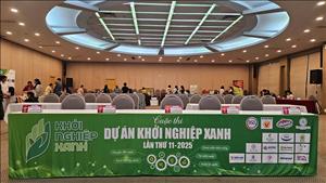 Đồng hành cùng các Dự án khởi nghiệp xanh, góp phần xây dựng thương hiệu Việt